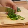 ゴーヤとカンパチの梅マリネの工程1