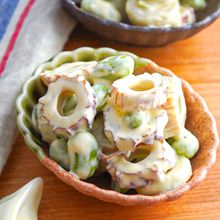枝豆とちくわのわさマヨ和え【パパっと3分副菜！和えるだけ！】