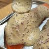 かけて焼くだけ!【鮭の粒マスタードパン粉焼き】の工程2