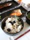 黒豆煮と梅の炊き込みご飯