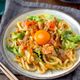 【豚キムチうどん】レンジで！簡単ランチにも♪