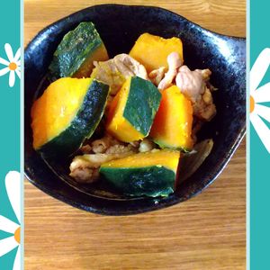 チョロリスの作ってみた!投稿(【豚バラとかぼちゃの煮物】ほっこりおいしい簡単和食♪)