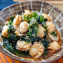 簡単激うま【ホタテとわかめのピリ辛うま塩和え】副菜・おつまみ