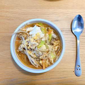 ちちうえ@料理に目覚めたパパ🥹の作ってみた!投稿(息子大絶賛！冷やご飯で絶品♡︎豚カルビクッパ)