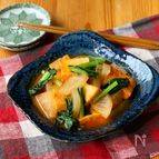 厚揚げと大根と小松菜のコチュジャン煮
