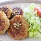 つくねの甘辛、七味＆山椒粉で♥