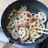 『れんこんの梅きんぴら』の工程3
