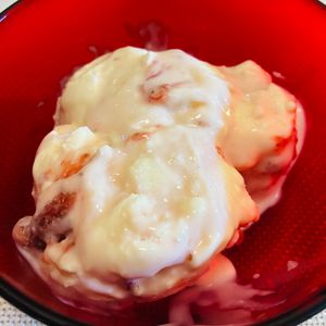 puricoの作ってみた!投稿(簡単！材料4つ♡いちごのチーズケーキアイス（生クリーム不要）)