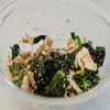【しっとり蒸し鶏とほうれん草の中華風サラダ】の工程3