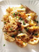 れんこんのペペロンソテー