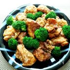 ピリッと辛い麻婆なお味の鶏のから揚げ