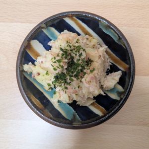 ゆいの作ってみた!投稿(【おかかツナポテサラ】レンジで簡単！少ない材料で手軽に作れる)