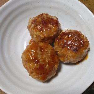 ももの作ってみた!投稿(はんぺんもやしの豚つくねオイケチャマヨ味)