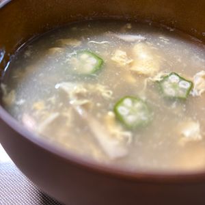 えみりんの作ってみた!投稿(◆腸活ねばとろスープ◆パックのめかぶで手軽に海藻を食べられ♪)