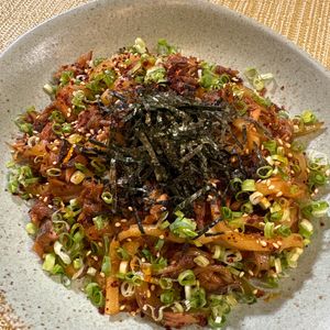 楽ラク手抜キッチン🐶🐾の作ってみた!投稿(【ツナ焼きうどん】ツナ缶で激うま簡単うどんレシピ)