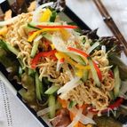 切干大根の棒棒鶏風サラダ