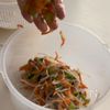 【レンジde】簡単ナムルの工程3