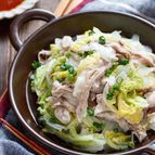 豚バラと白菜の重ね蒸し〜さっぱりレモンつゆ〜【#包丁不要】