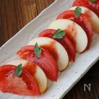トマトとりんごのサラダ～いちごドレッシングがけ～