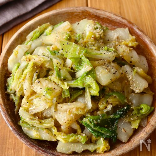 5分で完成！【白菜の中華胡麻和え】食材1つでお手軽副菜♩