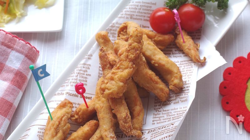 経済的で子供もよろこぶ 鶏むね肉のスティック唐揚げ By お天気ママ 食養生研究家 レシピサイト Nadia ナディア プロの料理家のおいしいレシピ