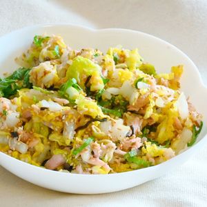 こざかなの作ってみた!投稿(体よろこぶ！【白菜と切り干し大根の旨シャキサラダ】)