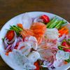 ムルフェ(水刺身)・お好みのお刺身とたっぷり野菜と素麺で♪の工程6
