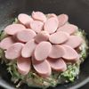 魚ニソともやしのお好み焼きの工程3