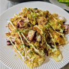 【食べたらたこ焼き】フライパン一つで、おかずになるたこ焼き。