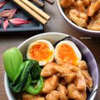 【胸様レシピ】レンジde簡単♪魯肉飯風♪