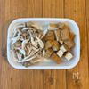 ワンパン10分！【厚揚げ×きのこそぼろ炒め】甘辛染みジュワ♩の工程1