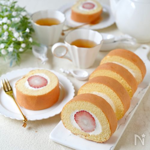 しっとりふわふわ！【米粉ロールケーキ】グルテンフリー