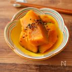 レンジで副菜！調味料1つで作るかぼちゃの甘煮
