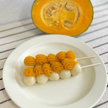 【見た目華やか】かぼちゃ豆腐団子