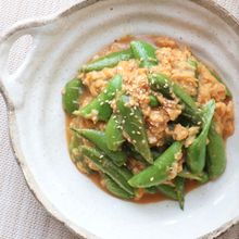 食材2つ!とろとろ…【スナップエンドウのオイたま炒め】