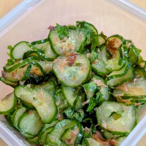 まゆのの作ってみた!投稿(食べやすさ抜群！酸っぱすぎない【きゅうりと大葉の酢の物】)