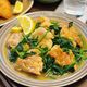 【鶏肉とほうれん草のわさバタソテー】ご飯もお酒も止まらない！