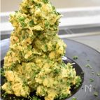 香りがすごい！パセリラー油ポテサラ