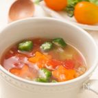 野菜たっぷり具沢山！夏のスープ
