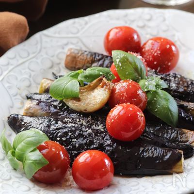 ワインに合う簡単おもてなし【茄子とトマトのイタリアンマリネ】