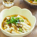 3分お通し！繊維たっぷり♪千切り長芋ともずくの和え物