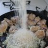 簡単！鶏のクリームリゾットの工程3