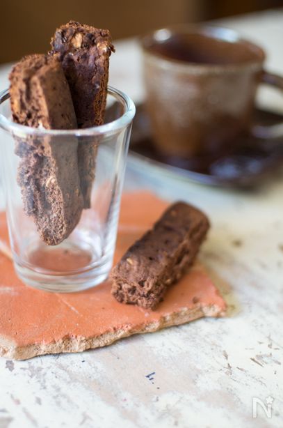 HMとトースターで簡単ビスコッティ（ココア風味）