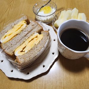 ナムディの作ってみた!投稿(まるで喫茶店！レンジでふわっふわ卵サンド)
