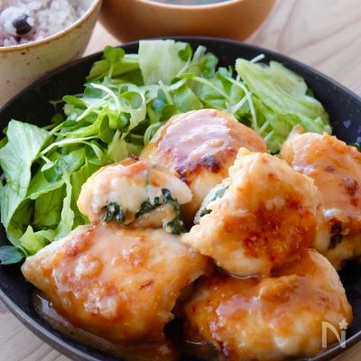 【絶品♪鶏ささみの大葉チーズ焼き】しっとり柔らか×甘辛だれ◎
