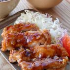【定食屋風♪ガーリック照り焼きチキン】にんにく香る甘辛だれ◎