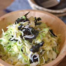 キャベツとしらすの海苔サラダ【作り置き】