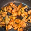黒酢あん風♪鶏肉とナスとれんこんの甘酢あん炒めの工程5