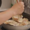 さつまいもと蓮根で甘じょっぱガレット風の工程2