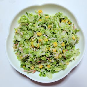 ふうかの作ってみた!投稿(塩もみ不要！ポリ袋で簡単に作れるコールスロー)